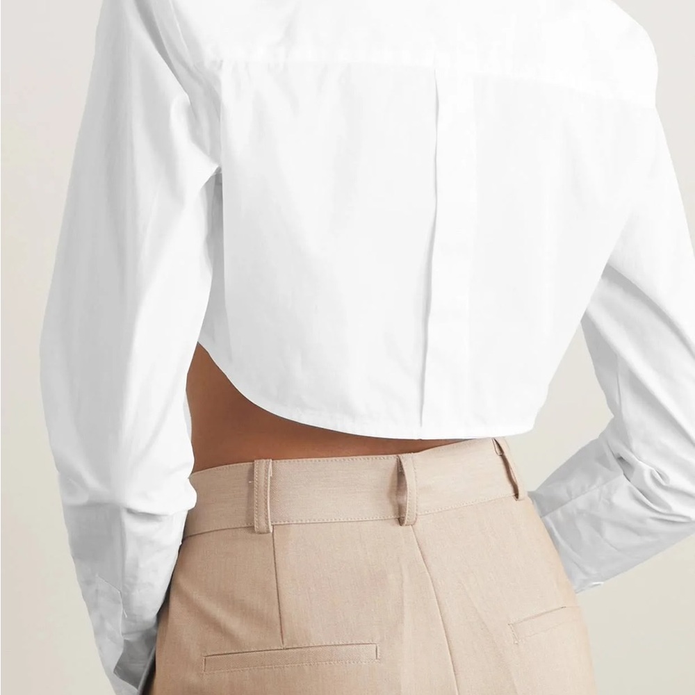 The Frankie Shop - Uma Cropped Shirt